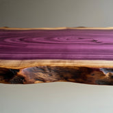 Live Edge Purpleheart Bar Top